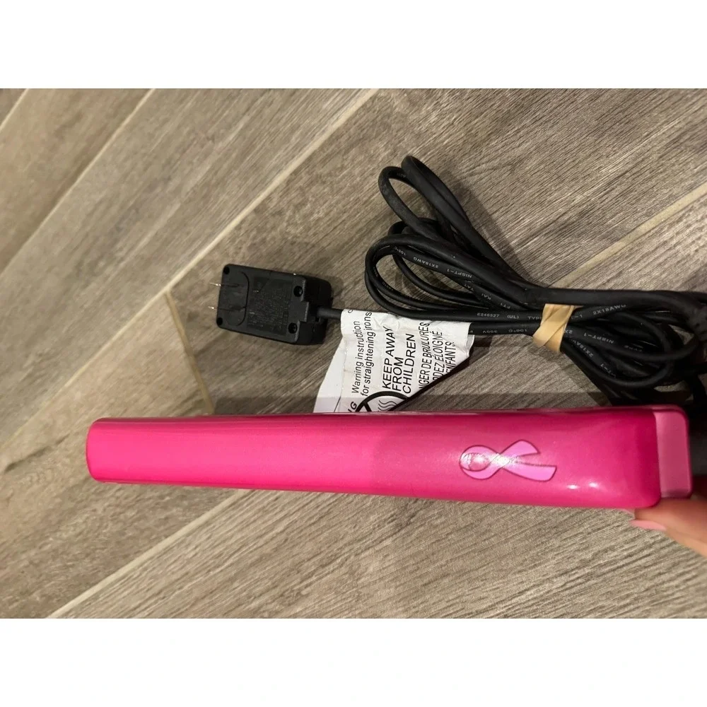 CHI Pink Flat Iron Hair Straightener Pink 1